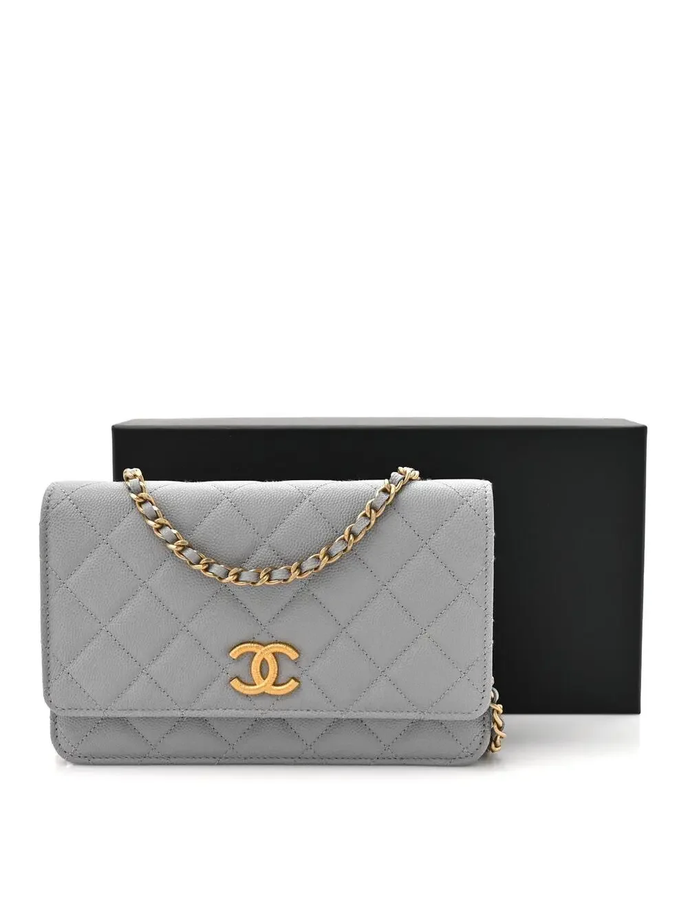 Chanel Caviar Quilted Textured Cc #324177C29B